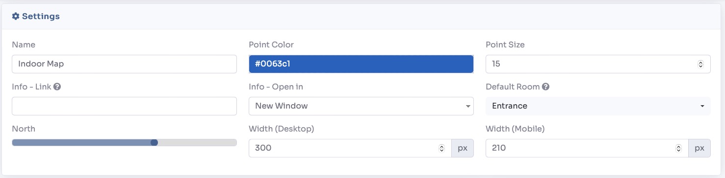 Floorplan settings tab